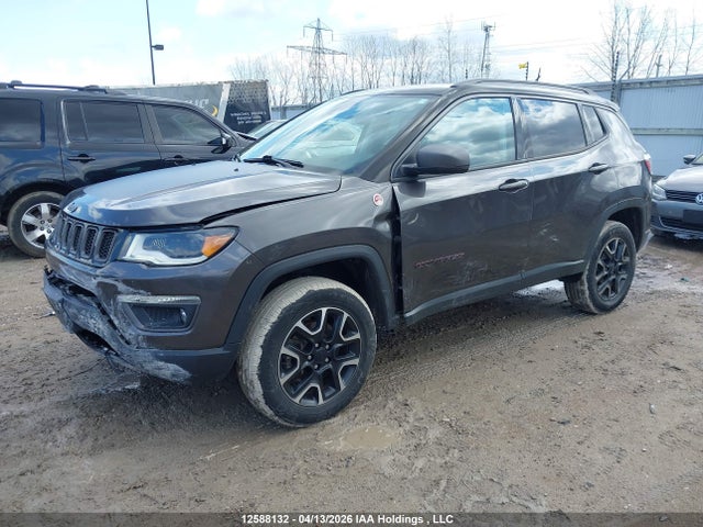 12588132 :رقم المزاد ، 3C4NJDDB1MT568370 vin ، 2021 Jeep Compass Trailhawk مزاد بيع