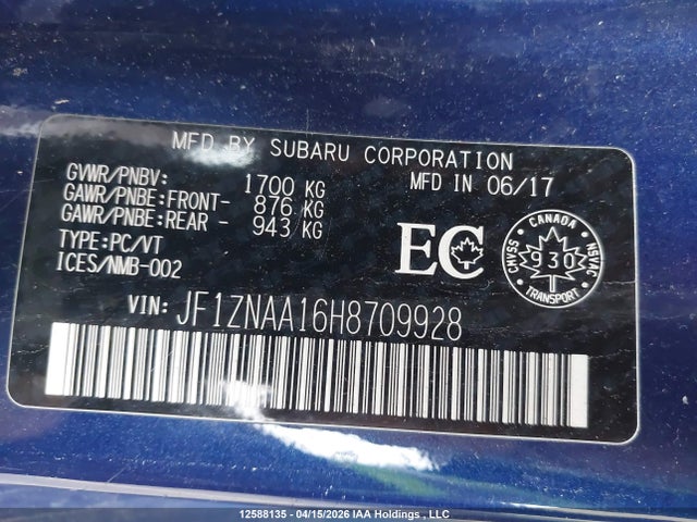JF1ZNAA16H8709928 Toyota 86 Special Edition