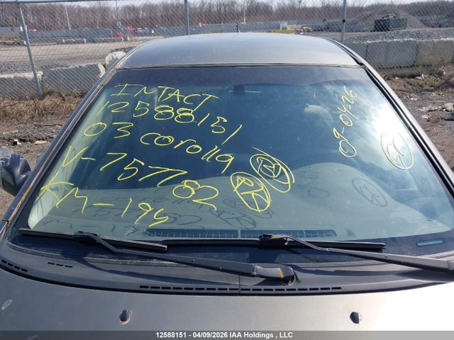 12588151 :رقم المزاد ، 2T1BR32EX3C757782 vin ، 2003 Toyota Corolla مزاد بيع