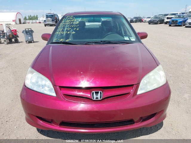Продаж на аукціоні авто 2005 Honda Civic Ex, vin: 2HGES16845H012367, номер лоту: 12588294