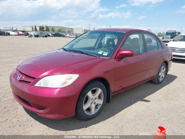 Продаж на аукціоні авто 2005 Honda Civic Ex, vin: 2HGES16845H012367, номер лоту: 12588294