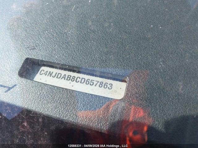 Aukcja sprzedaży 2012 Jeep Compass, vin: 1C4NJDAB8CD657863, numer aukcji: 12588331
