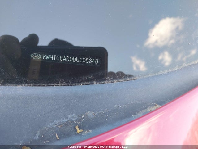 12588441 :رقم المزاد ، KMHTC6AD0DU105348 vin ، 2013 Hyundai Veloster Tech مزاد بيع