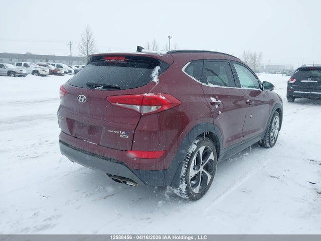 2016 Hyundai Tucson Limited მანქანა იყიდება აუქციონზე, vin: KM8J3CA26GU046718, აუქციონის ნომერი: 12588456