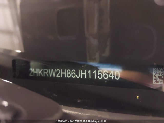 2HKRW2H86JH115640 Honda CR-V EXL