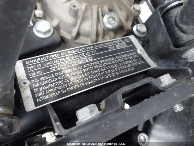 Cfmoto Cforce 2022 LCEFDTZ10N6002573 Image 9