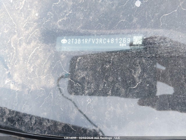 12514095 :رقم المزاد ، 2T3B1RFV3RC481269 vin ، 2024 Toyota Rav4 Le مزاد بيع