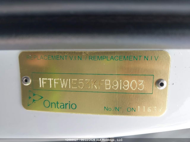 Ford F150 Supercrew 2019 1FTFW1E53KFB91903 Image 9