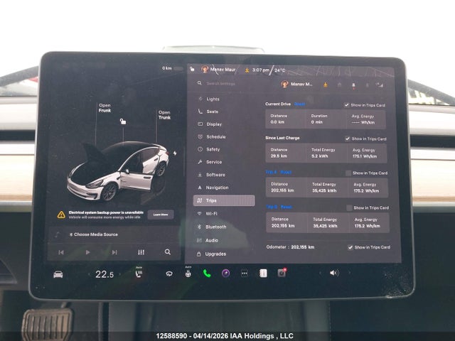 Продаж на аукціоні авто 2023 Tesla Model 3 Long Range, vin: 5YJ3E1EB3PF687713, номер лоту: 12588590