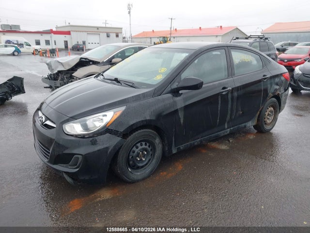 12588665 :رقم المزاد ، KMHCT4AE5CU187489 vin ، 2012 Hyundai Accent Gls/gs مزاد بيع