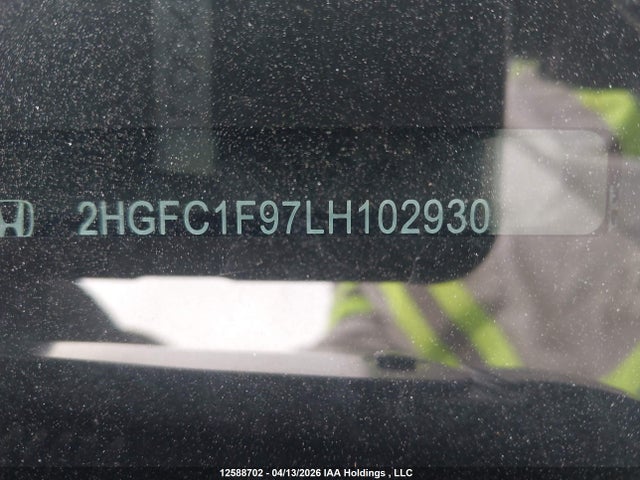 2HGFC1F97LH102930 Honda Civic Touring
