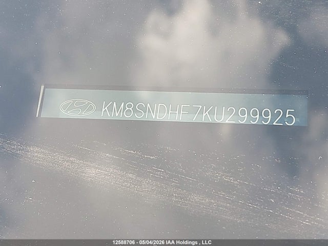 KM8SNDHF7KU299925 Hyundai Santa Fe