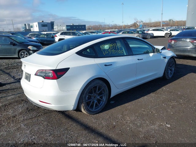 12588745 :رقم المزاد ، 5YJ3E1EA9NF340388 vin ، 2022 Tesla Model 3 Rwd/standard Range مزاد بيع