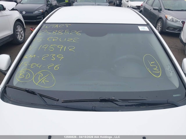2015 Chevrolet Cruze მანქანა იყიდება აუქციონზე, vin: 1G1PC5SB3F7195912, აუქციონის ნომერი: 12588826