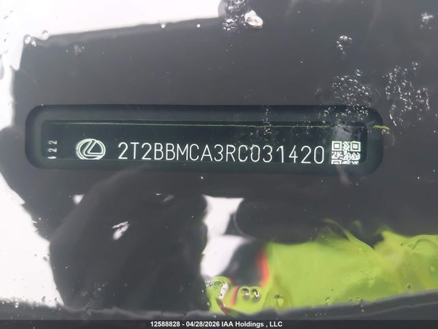 2T2BBMCA3RC031420 Lexus Rx 350h Base/350h Premium/350h Premium Plus/350h Luxury