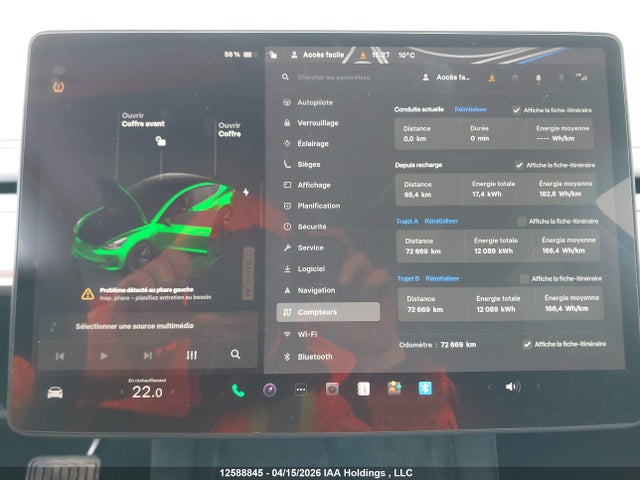 12588845 :رقم المزاد ، LRW3E1FAXPC920941 vin ، 2023 Tesla Model 3 Rwd مزاد بيع