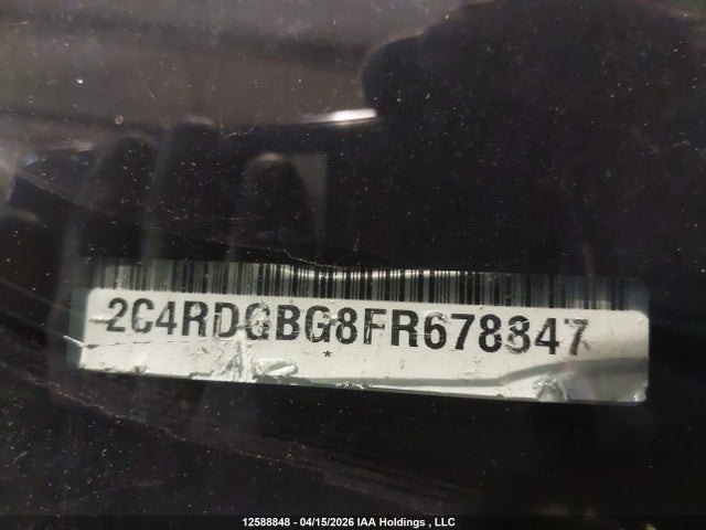 2C4RDGBG8FR678847 Dodge Grand Caravan Se/sxt