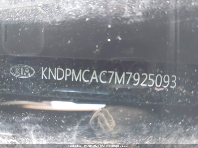 12588849 :رقم المزاد ، KNDPMCAC7M7925093 vin ، 2021 Kia Sportage Lx مزاد بيع