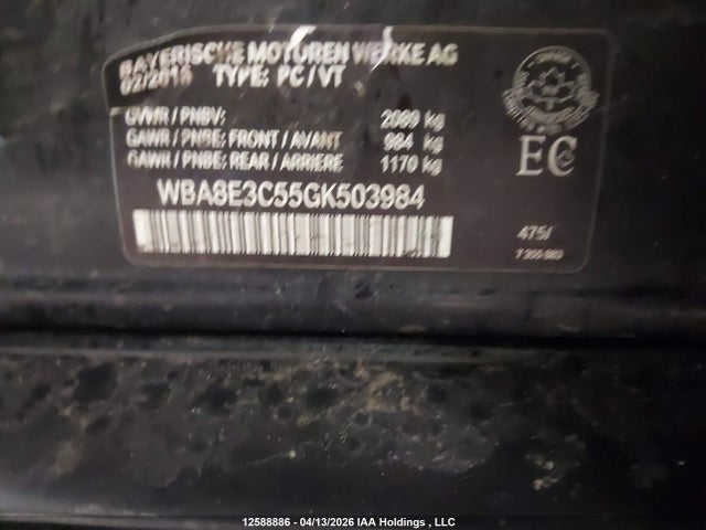 WBA8E3C55GK503984 BMW 328i Xdrive
