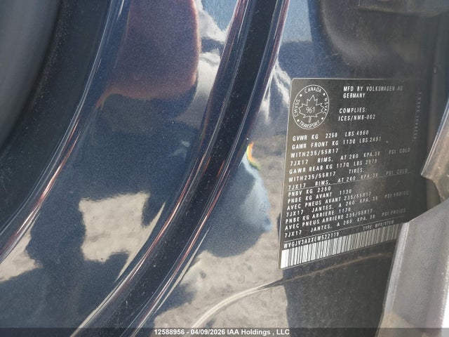 WVGJV3AXXEW522119 Volkswagen Tiguan S/se/sel/r-line