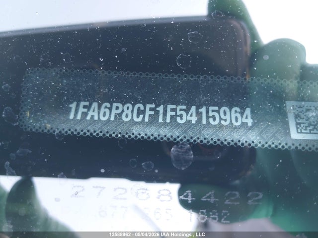 Продаж на аукціоні авто 2015 Ford Mustang Gt, vin: 1FA6P8CF1F5415964, номер лоту: 12588962