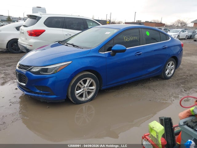 2017 Chevrolet Cruze Lt მანქანა იყიდება აუქციონზე, vin: 3G1BE5SM7HS604035, აუქციონის ნომერი: 12588991