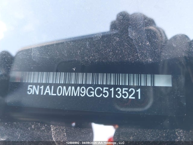 5N1AL0MM9GC513521 Infiniti QX60