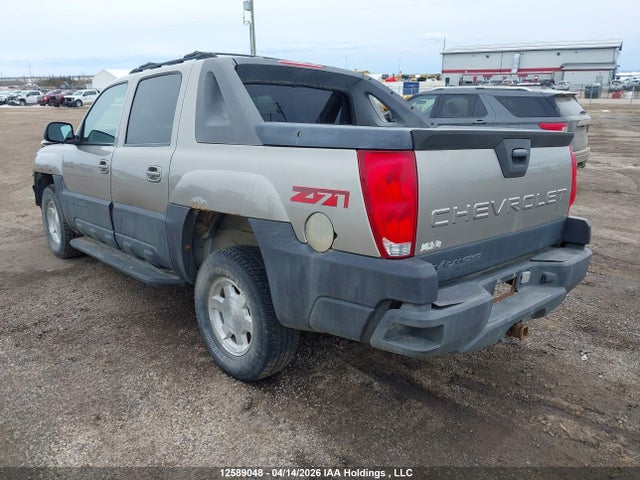 Aukcja sprzedaży 2003 Chevrolet Avalanche, vin: 3GNEK13T43G163706, numer aukcji: 12589048