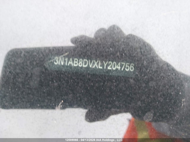 12589066 :رقم المزاد ، 3N1AB8DVXLY204756 vin ، 2020 Nissan Sentra Sr مزاد بيع
