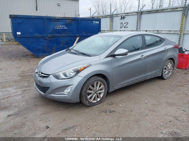 12589080 :رقم المزاد ، KMHDH4AEXFU341351 vin ، 2015 Hyundai Elantra Se/sport/limited مزاد بيع