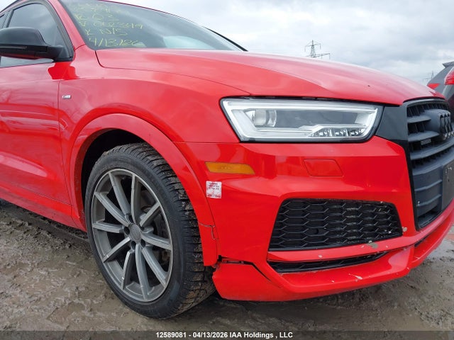 12589081 :رقم المزاد ، WA1GCCFS7JR002349 vin ، 2018 Audi Q3 Technik مزاد بيع