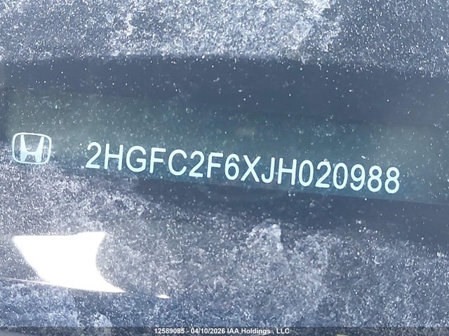 2HGFC2F6XJH020988 Honda Civic Lx