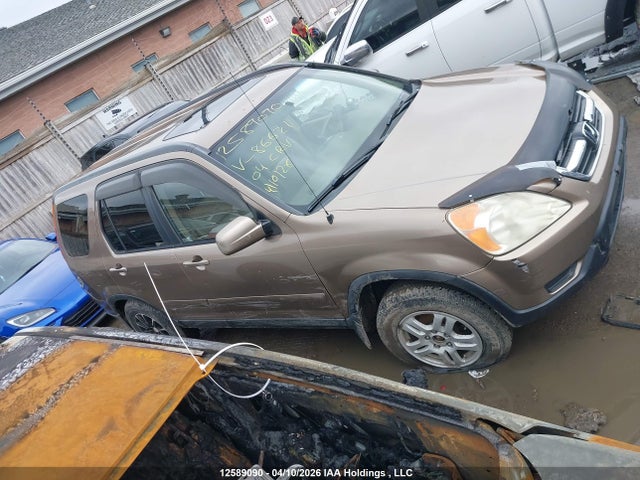 2004 Honda Cr-v Ex-l მანქანა იყიდება აუქციონზე, vin: JHLRD78984C806621, აუქციონის ნომერი: 12589090