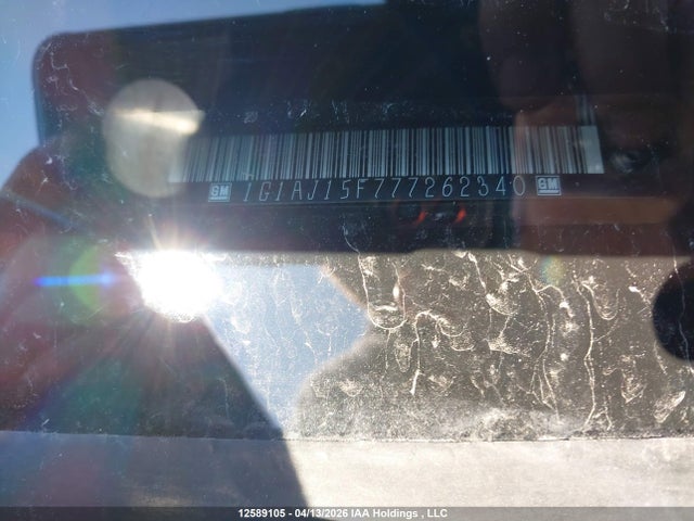 Продажа на аукционе авто 2007 Chevrolet Cobalt Ls, vin: 1G1AJ15F777262340, номер лота: 12589105