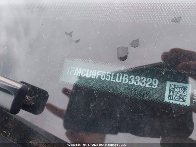 12589144 :رقم المزاد ، 1FMCU9F65LUB33329 vin ، 2020 Ford Escape S مزاد بيع
