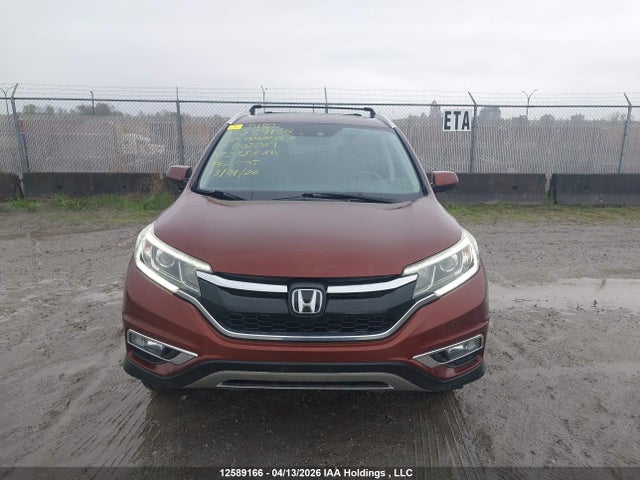 12589166 :رقم المزاد ، 5J6RM4H95FL802809 vin ، 2015 Honda Cr-v Touring مزاد بيع