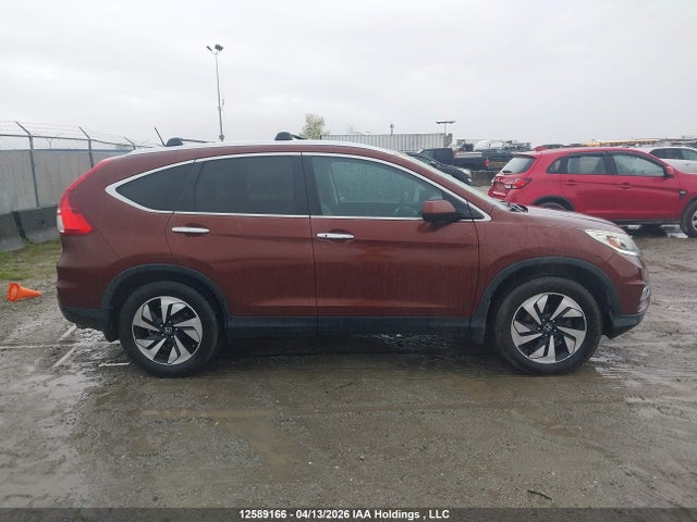 12589166 :رقم المزاد ، 5J6RM4H95FL802809 vin ، 2015 Honda Cr-v Touring مزاد بيع