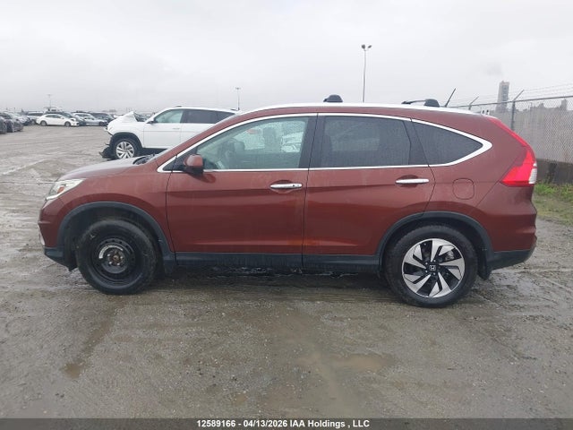 12589166 :رقم المزاد ، 5J6RM4H95FL802809 vin ، 2015 Honda Cr-v Touring مزاد بيع