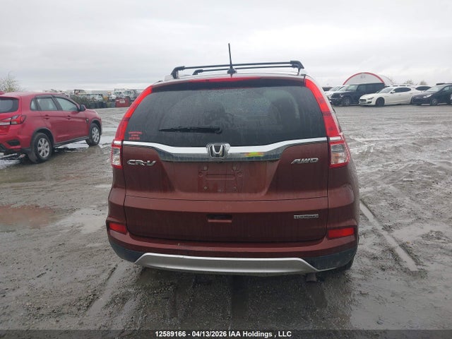 12589166 :رقم المزاد ، 5J6RM4H95FL802809 vin ، 2015 Honda Cr-v Touring مزاد بيع