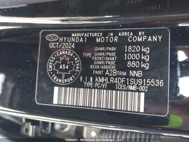 Продаж на аукціоні авто 2025 Hyundai Elantra N Line, vin: KMHLR4DF1SU915536, номер лоту: 12589291