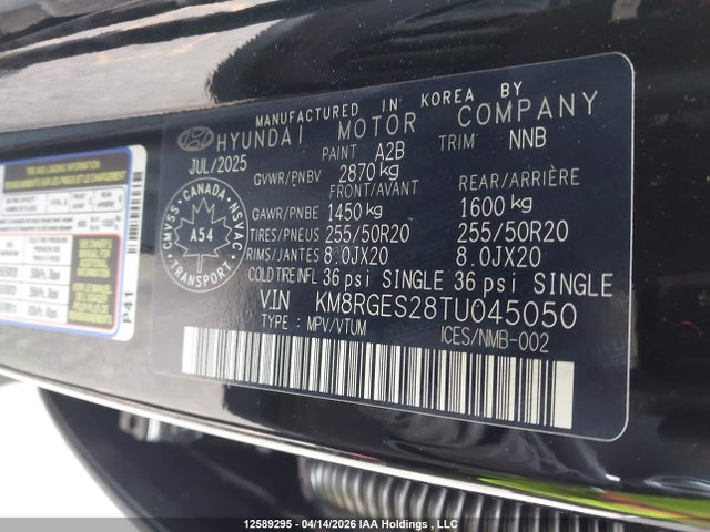 KM8RGES28TU045050 Hyundai Palisade Preferred Trend