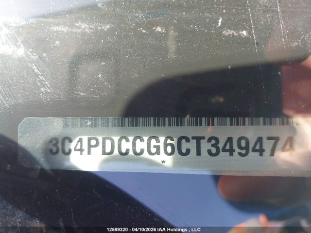 Aukcja sprzedaży 2012 Dodge Journey Sxt, vin: 3C4PDCCG6CT349474, numer aukcji: 12589320
