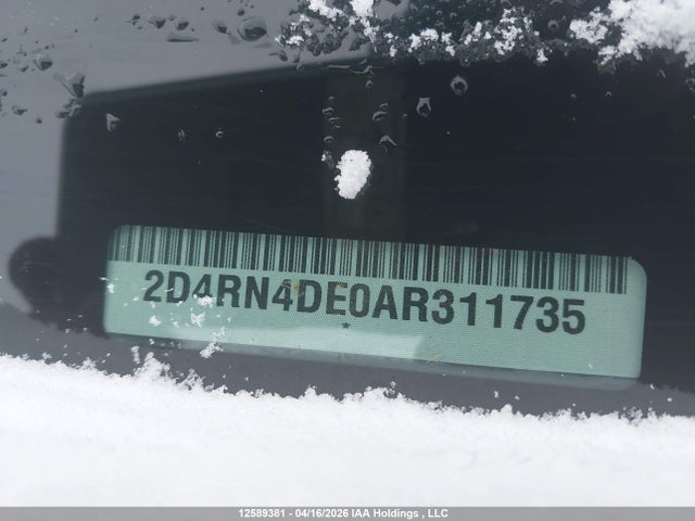 12589381 :رقم المزاد ، 2D4RN4DE0AR311735 vin ، 2010 Dodge Grand Caravan Se مزاد بيع