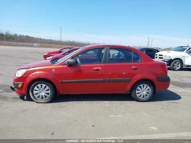 2007 Kia Rio Lx/sx მანქანა იყიდება აუქციონზე, vin: KNADE123476284222, აუქციონის ნომერი: 12589382