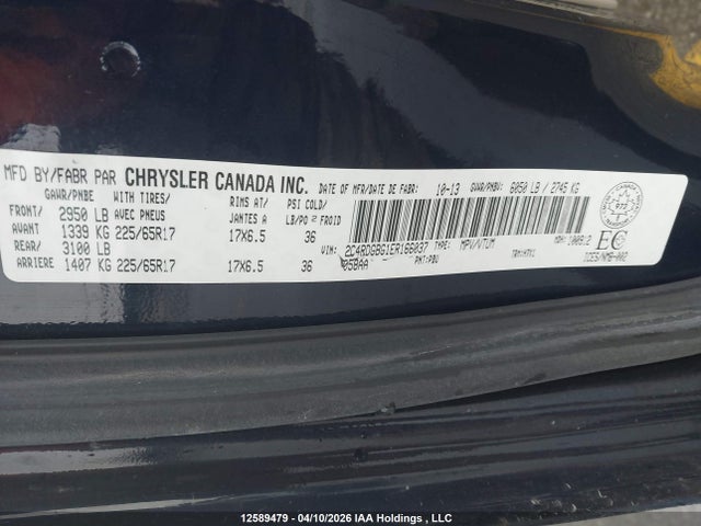 2C4RDGBG1ER166037 Dodge Grand Caravan