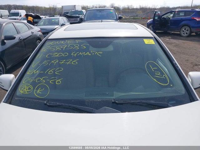 Aukcja sprzedaży 2011 Mercedes-benz C 300 4matic, vin: WDDGF8BB6BA519776, numer aukcji: 12589585
