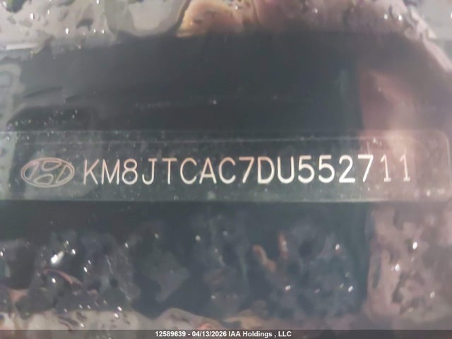 12589639 :رقم المزاد ، KM8JTCAC7DU552711 vin ، 2013 Hyundai Tucson Gl مزاد بيع
