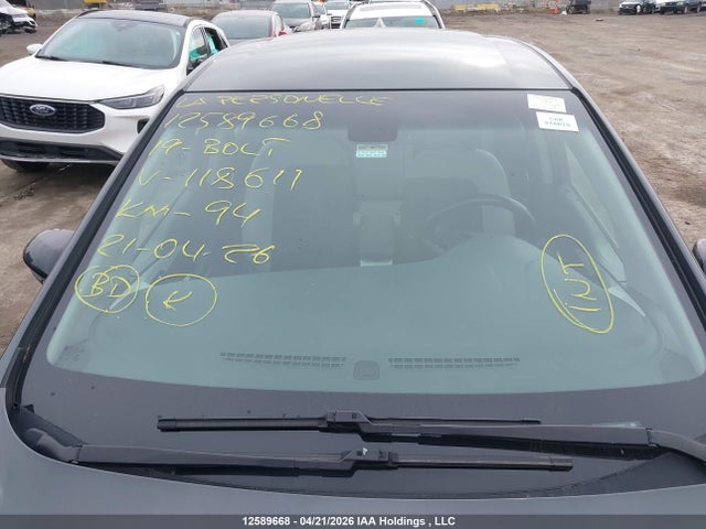 Продажа на аукционе авто 2019 Chevrolet Bolt Ev Lt, vin: 1G1FY6S04K4118611, номер лота: 12589668