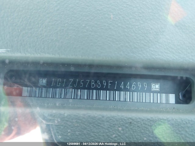 Aukcja sprzedaży 2009 Chevrolet Malibu, vin: 1G1ZJ57B39F144699, numer aukcji: 12589691