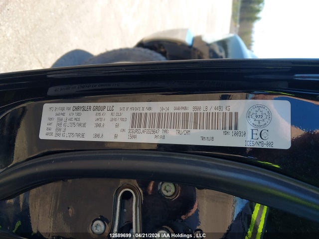 12589699 :رقم المزاد ، 3C6UR5DJ4FG529647 vin ، 2015 Ram 2500 Slt مزاد بيع